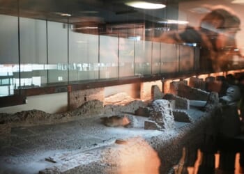 Rome opens long-awaited Colosseum subway station, with displays of unearthed artifacts