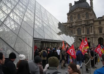 Louvre strike extended as Paris museum partially reopens