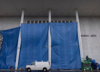The Kennedy Center starts work to add Trump's name onto the building