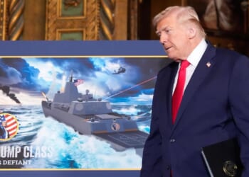 Trump unveils new 'Trump Class' Naval battle ships
