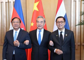 Diplomats of China, Cambodia and Thailand meet as Beijing seeks a stronger role in dispute