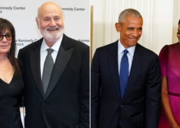 Michelle Obama said she and her husband, former President Barack Obama, had plans to see Rob Reiner and his wife Michele Singer Reiner, pictured at left, on the night they were found dead.