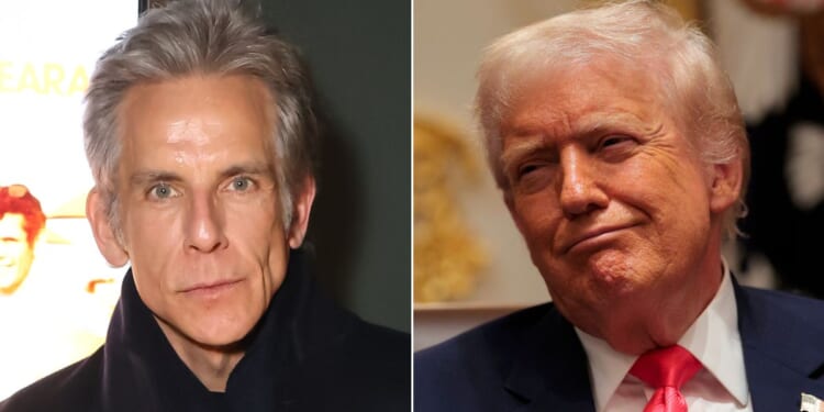 Entertainer Ben Stiller, left, was quick to criticize comments made Tuesday by President Donald Trump, but people on social media had some advice for him.