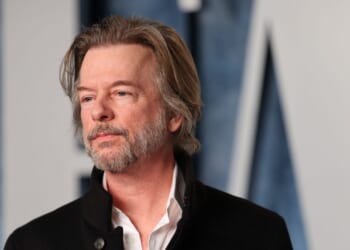 David Spade attends the 2023 Vanity Fair Oscar Party hosted by Radhika Jones at Wallis Annenberg Center for the Performing Arts on March 12, 2023, in Beverly Hills, California.