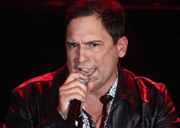 Latin Grammy winner Bobby Pulido sings in a file photo from an August concert in Mexico City.