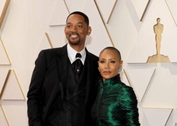 Will Smith and Jada Pinkett Smith attend the 94th Annual Academy Awards at Hollywood and Highland on March 27, 2022, in Hollywood, California.