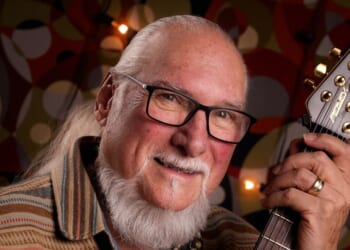 Guitarist, songwriter, and record producer Steve Cropper poses on Dec. 2, 2020, in Nashville, Tennessee.