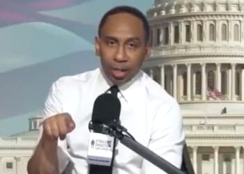 ESPN's Stephen A. Smith called President Donald Trump "brilliant" for pardoning a Democratic congressman.