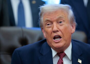 President Donald Trump announces changes to the country's fuel economy standards in the Oval Office at the White House on Dec. 3, 2025, in Washington, D.C.