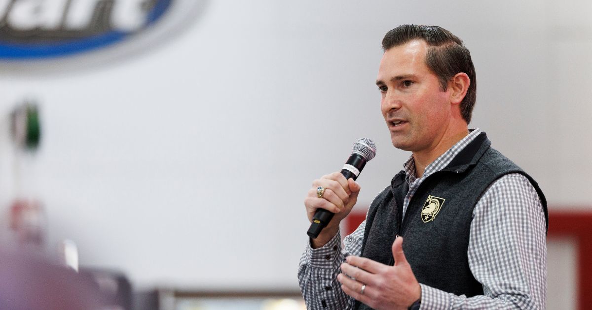 Republican congressional candidate Matt Van Epps speaks during a get out the vote event on Dec. 1, 2025, in Franklin, Tennessee.