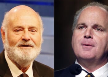 Those who criticize President Donald Trump for his remarks about the death of Rob Reiner, left, seem to have forgotten what many liberals, including Reiner, said about Rush Limbaugh, right.