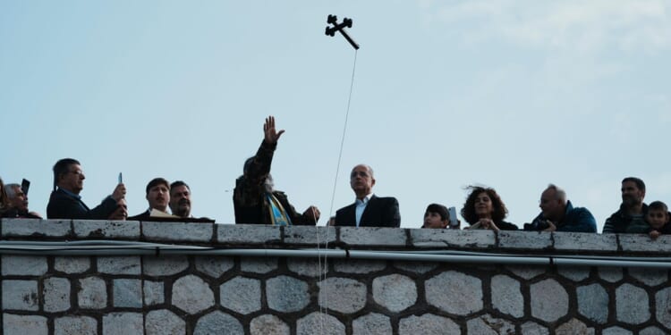 Greece's Epiphany events marking Christ's baptism highlight concerns about water scarcity