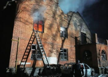 Russia using its new ballistic missile in a major attack on Ukraine and a warning to West