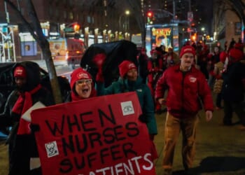 Thousands of New York City nurses walk off the job at three major hospital systems