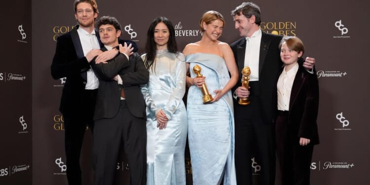 'Hamnet' and 'One Battle After Another' take top awards at Golden Globes