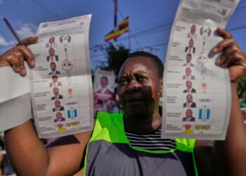 Ugandan president leads in tense election marred by internet shutdown and voting interference