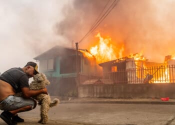 Wildfires race across Chile, leaving 15 dead and forcing thousands to flee