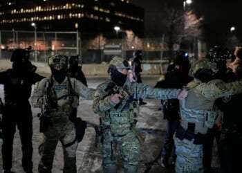 Democrats' support for law and order collides with the party's opposition to assisting ICE