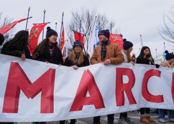 March for Life: Sean Salai with Dr. Ingrid Skop of the Charlotte Lozier Institute