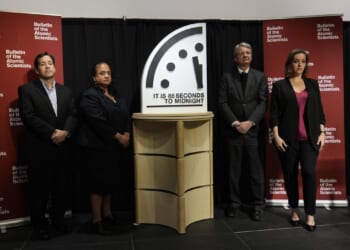 'Doomsday Clock' moves closer to midnight over threats from nuclear weapons, climate change and AI