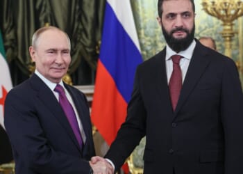 Vladimir Putin hosts Syria's interim leader for talks, with Russian military bases on the agenda