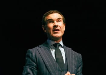 Jimmy Carr performs at Beacon Theatre on Nov. 4, 2025, in New York City.