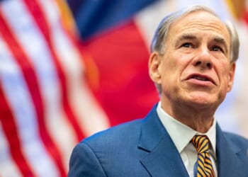 Texas Gov. Greg Abbott, seen in an August photo, condemned illegal aliens who have been trying to ram ICE agents with their vehicles. "These criminals must be arrested," he said.