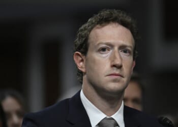 Mark Zuckerberg, CEO of Meta, arrives to testify before the Senate Judiciary Committee in Washington, D.C., on Jan. 31, 2024.