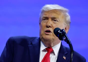 President Donald Trump gives a speech at the World Economic Forum on Jan. 21, 2026, in Davos, Switzerland.