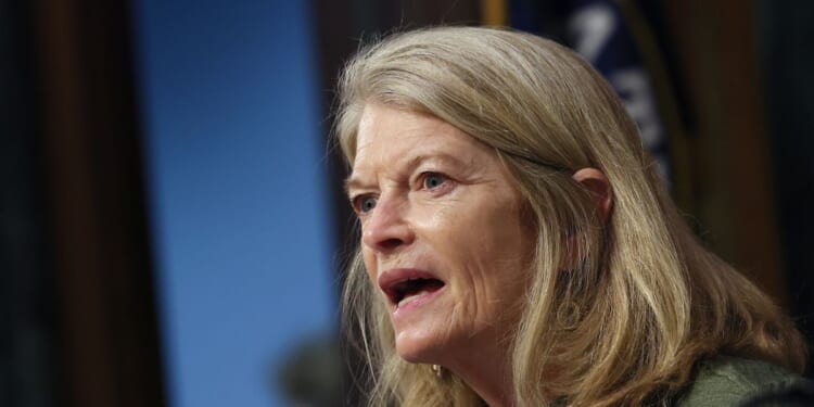 Sen. Lisa Murkowski, a Republican from Alaska, questions witnesses during a hearing held to examine a future without Type 1 Diabetes at the Dirksen Senate Office Building on July 9, 2025, in Washington, D.C.