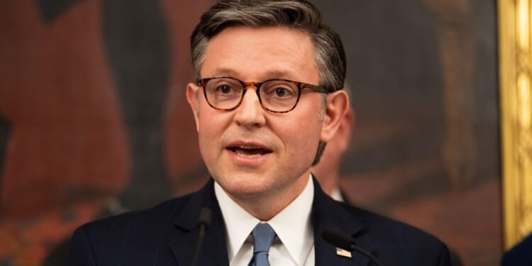 Mike Johnson, House speaker, cautiously optimistic on DHS funding; draws hard line on mask ban