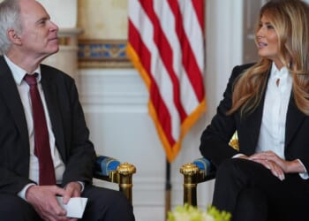 Melania Trump meets with freed American-Israeli hostage whose story she features in her new film