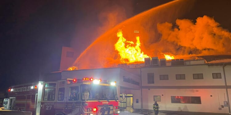 Emergency crews evacuating patients, battling blaze at Pennsylvania hospital