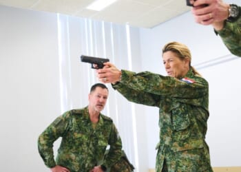 Queen Maxima starts training to become a Dutch army reservist