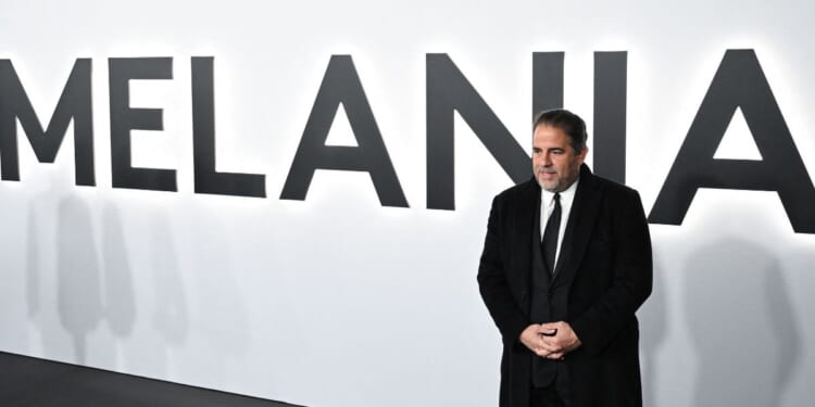Director Brett Ratner attends the world premiere of "Melania" Thursday in Washington, D.C.