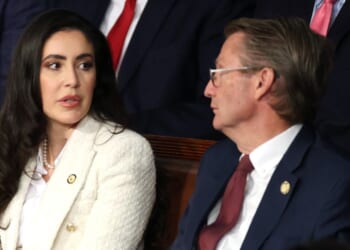 GOP Reps. Anna Paulina Luna of Florida, left, and Rep. Tim Burchett of Tennessee, seen in a 2025 photo, reportedly were convinced by President Donald Trump to drop a demand to include the SAVE act in legislation to reopen the government.