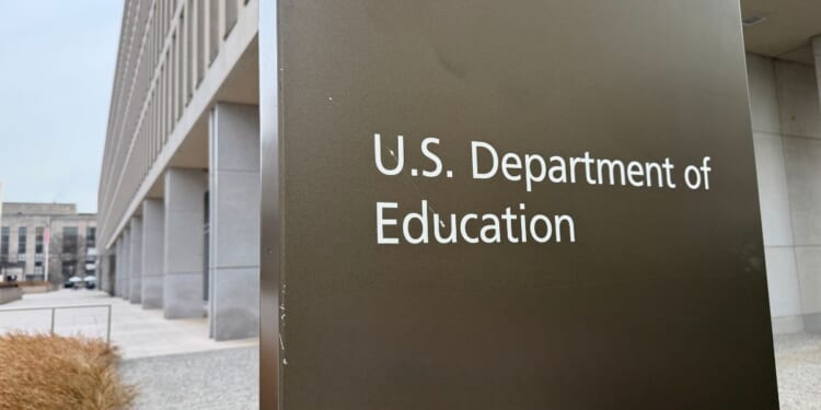 The Department of Education has a new addition to its Washington, D.C. headquarters that captured the attention of many liberals.