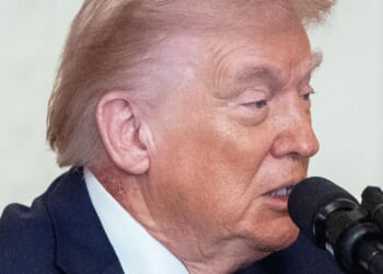 White House says Trump's red neck rash was caused by prescription skin cream