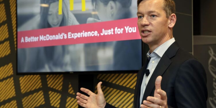 McDonald's CEO tries to sell America on the Big Arch -- it did not go as planned