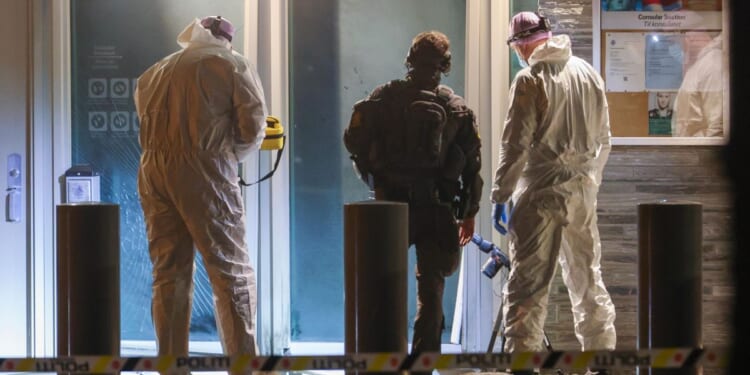 Police in Norway investigate an explosion outside the U.S. Embassy in Oslo
