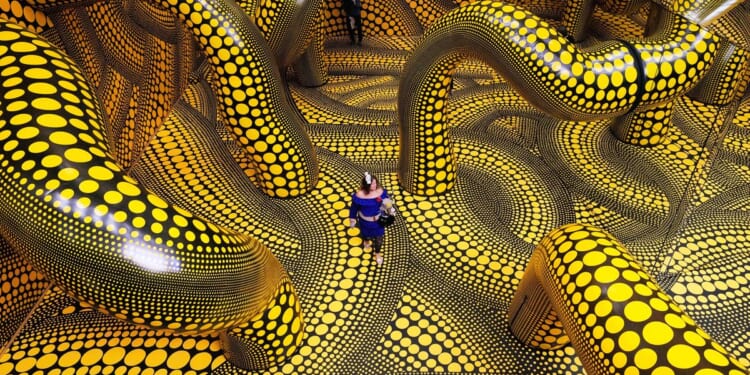 German museum celebrates famed Japanese artist Kusama in vast new exhibit