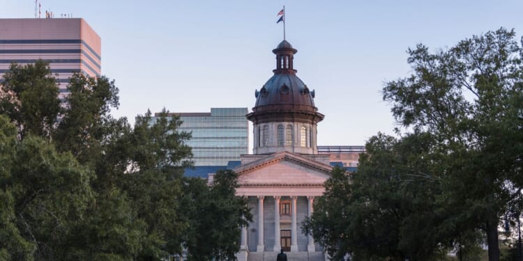 The South Carolina State House in Columbia, South Carolina.