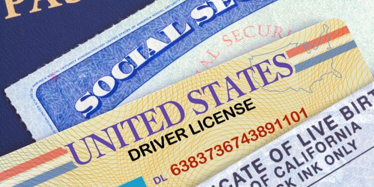 A Passport, a Social Security card, a Drivers License, and a Birth Certificate.