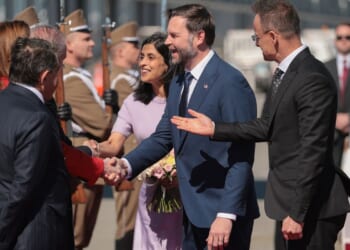 J.D. Vance visits Hungary to boost Viktor Orban before weekend election