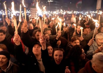 Hungarian election rivals Orban and Magyar make final push for votes on eve of poll