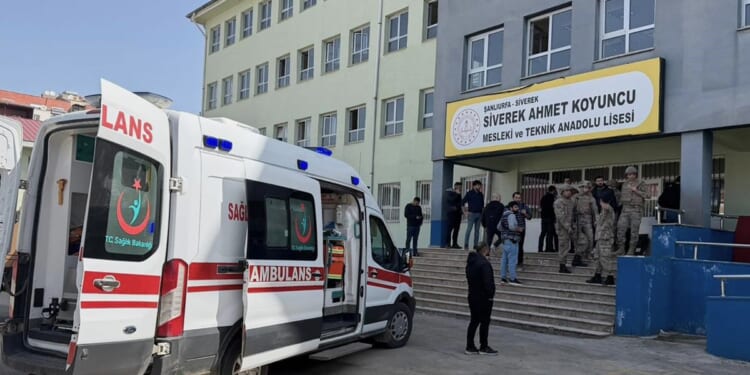 A gunman opens fire at a high school in Turkey, wounding at least 16 before killing himself