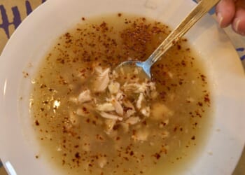 Who gets credit for the broth known as a Homeric hangover ‘cure’