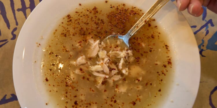 Who gets credit for the broth known as a Homeric hangover ‘cure’