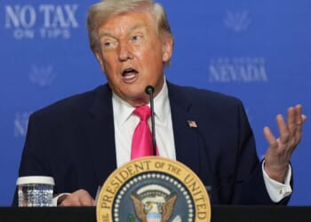 Trump bets his tax cuts will please Las Vegas voters on his swing West