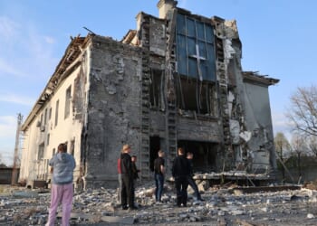 Russian attacks kill at least 2 as Ukraine strikes a Russian drone factory